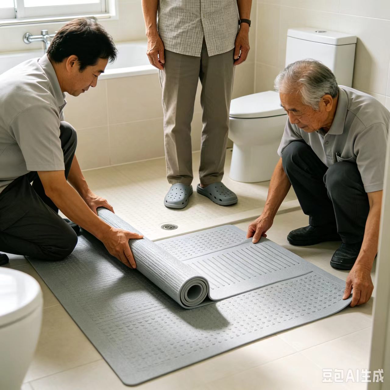 防滑地面处理