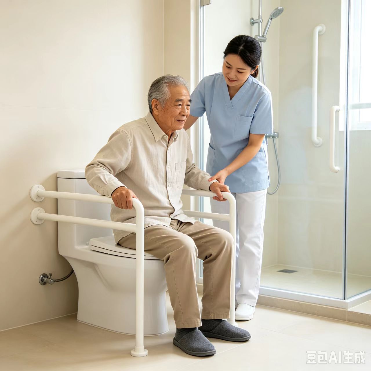 卫生间扶手改造